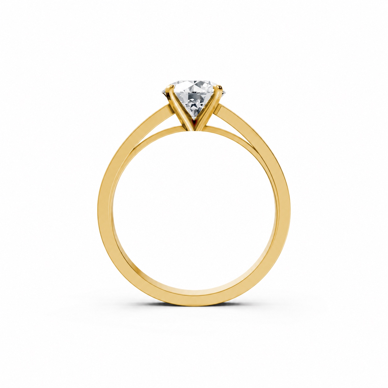 Nhẫn đính hôn LX3D màu Vàng Gold thiết kế tinh xảo, độc đáo