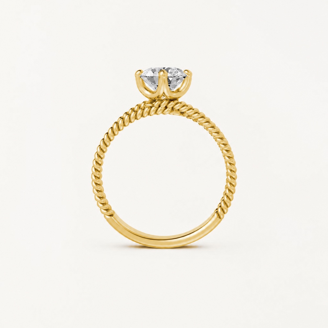 Nhẫn đính hôn đá US R318 màu Vàng Gold vàng 10K/14K/18K/607 cao cấp, thanh lịch