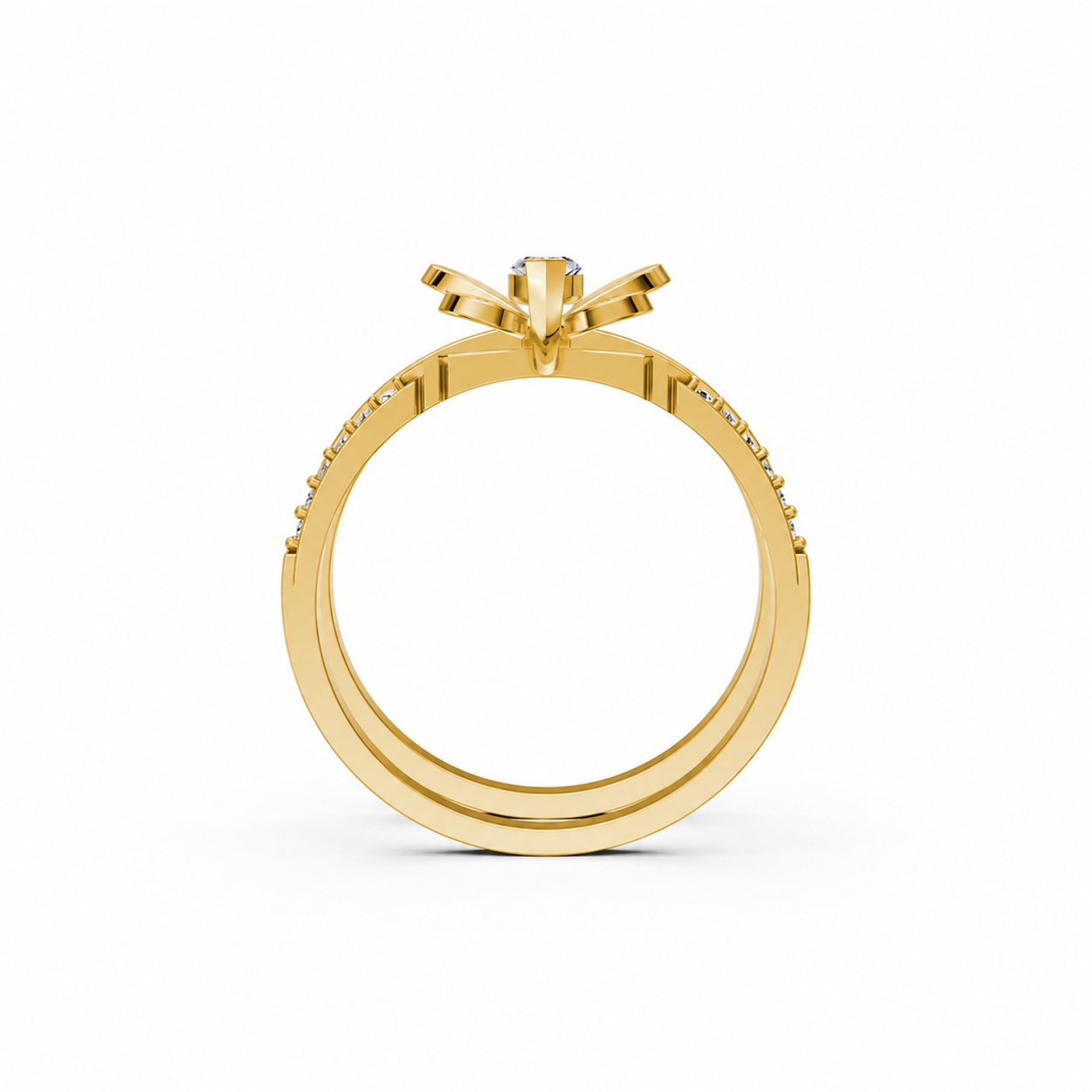 Nhẫn Nữ American Style RNN60 Vàng Gold thiết kế phá cách, sang trọng