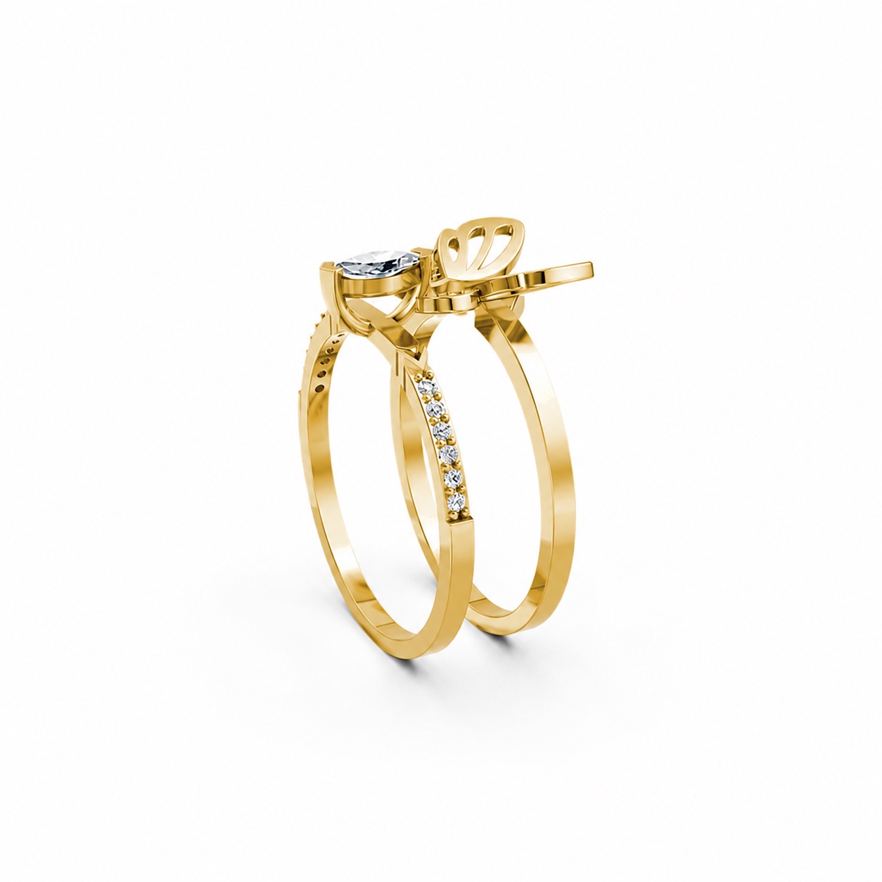 Nhẫn Nữ American Style RNN60 Vàng Gold thiết kế tinh xảo, độc đáo