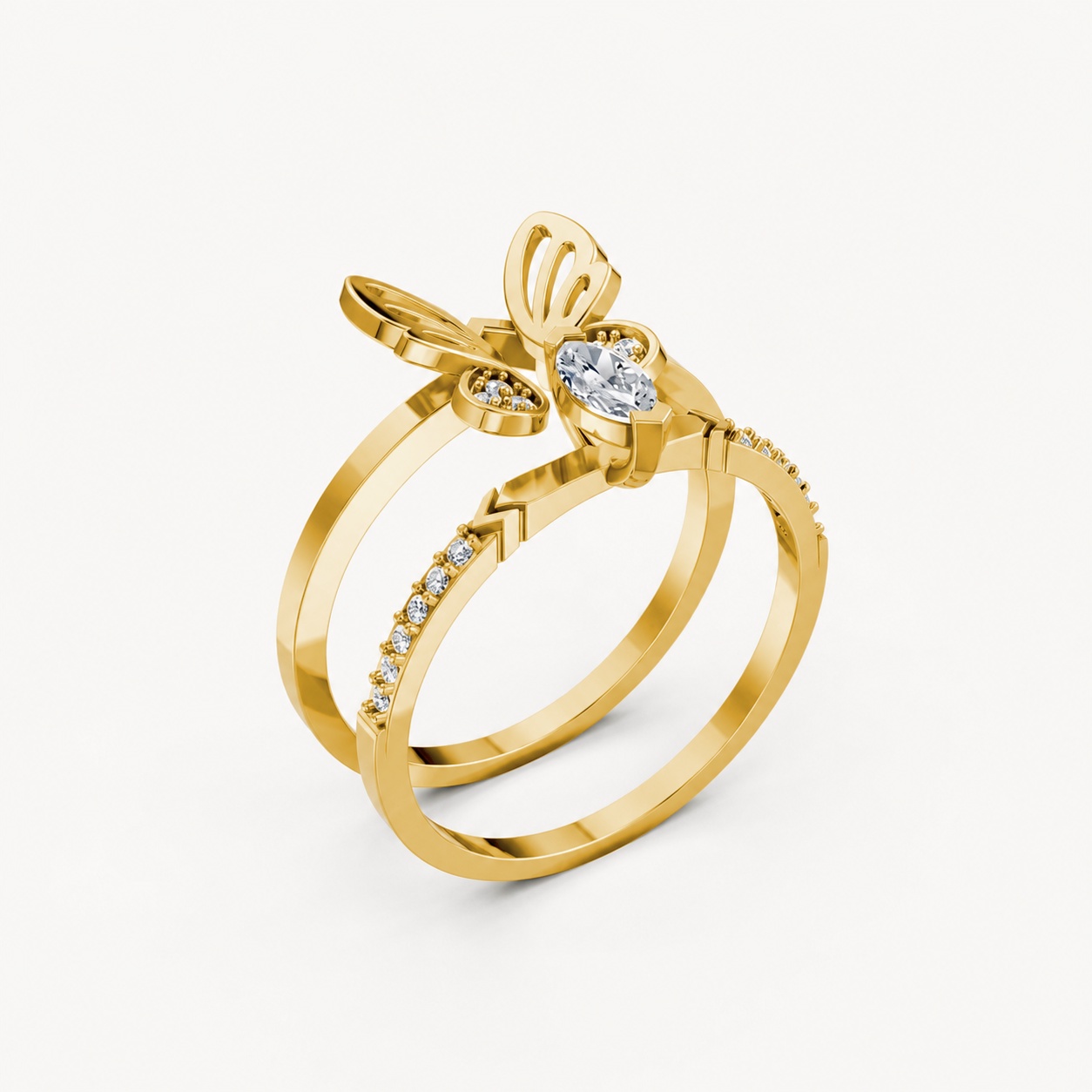 Nhẫn Nữ American Style RNN60 Vàng Gold thiết kế tinh tế, sang trọng