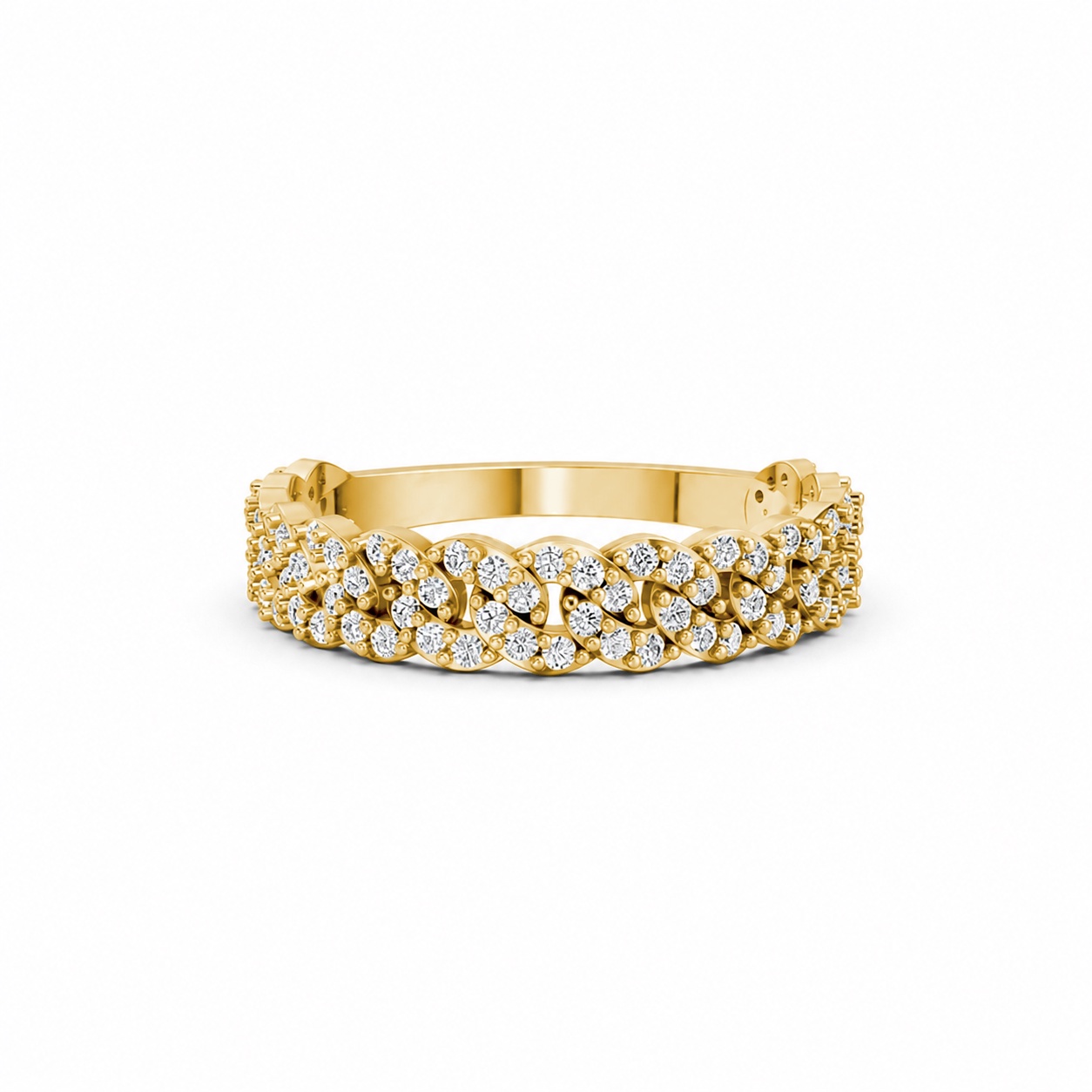 Nhẫn Nữ EURO Style RNN10 Vàng Gold vàng 10K/14K/18K/607 cao cấp, thanh lịch