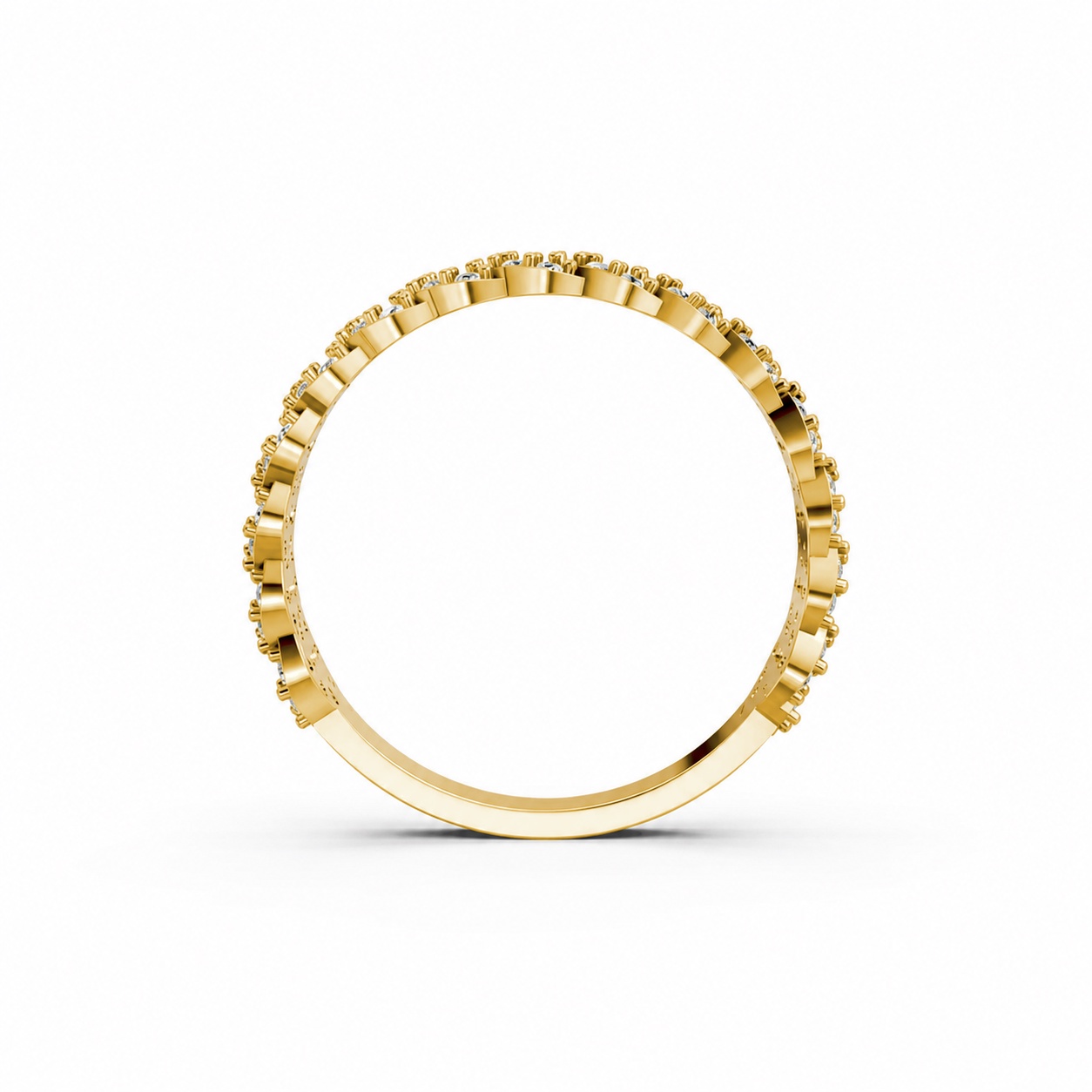 Nhẫn Nữ EURO Style RNN10 Vàng Gold thiết kế phá cách, sang trọng