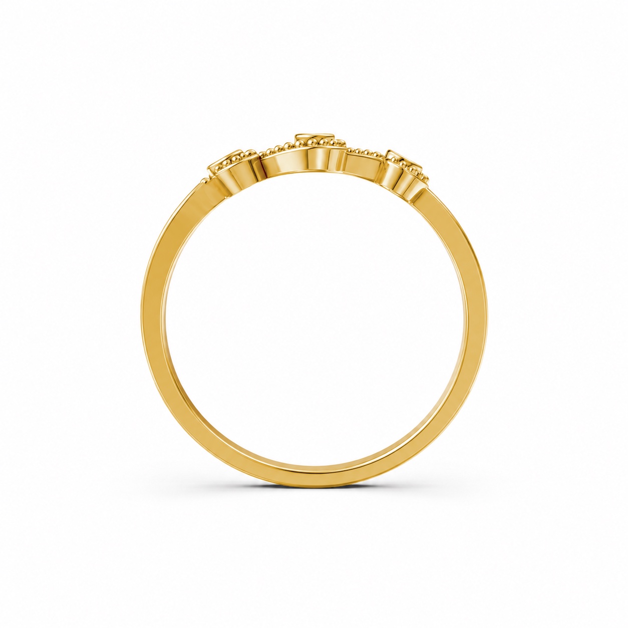 Nhẫn Nữ EURO Style RNN14 Vàng Gold thiết kế phá cách, sang trọng