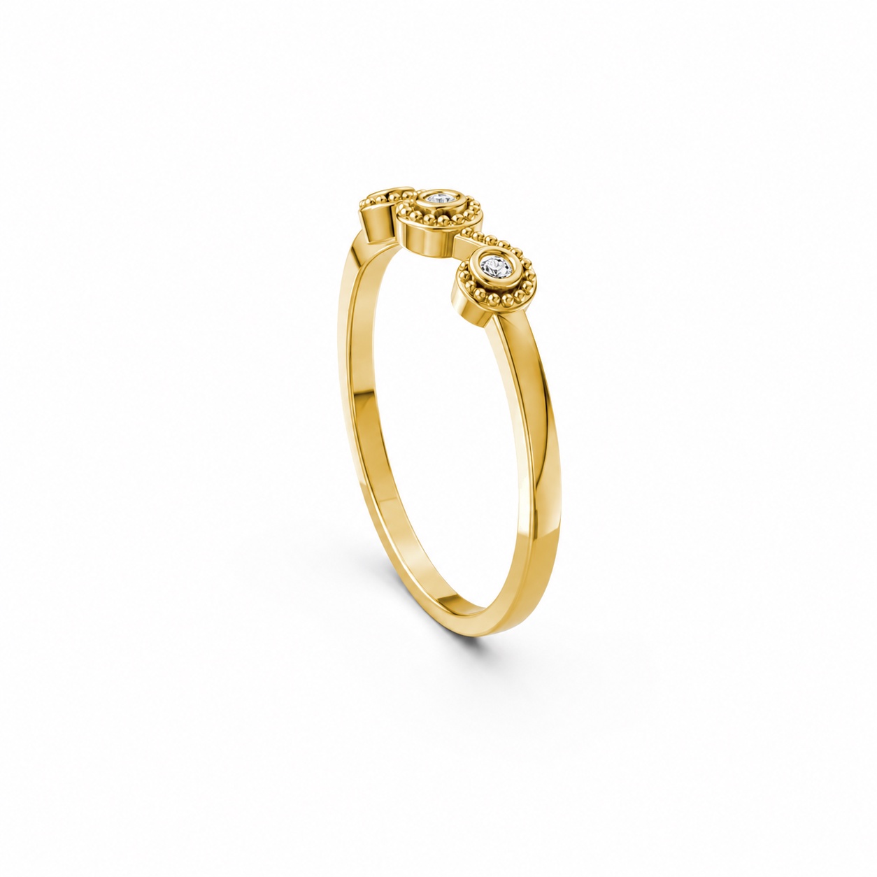 Nhẫn Nữ EURO Style RNN14 Vàng Gold thiết kế tinh xảo, độc đáo