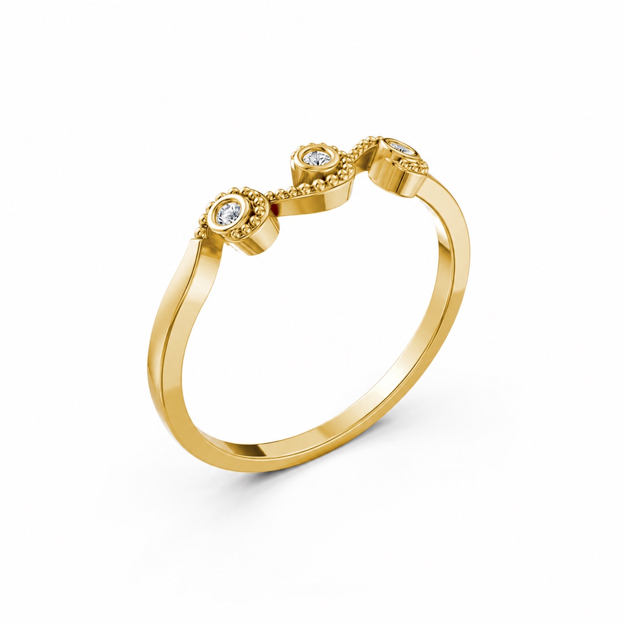 Nhẫn Nữ EURO Style RNN14 Vàng Gold thiết kế tinh tế, sang trọng