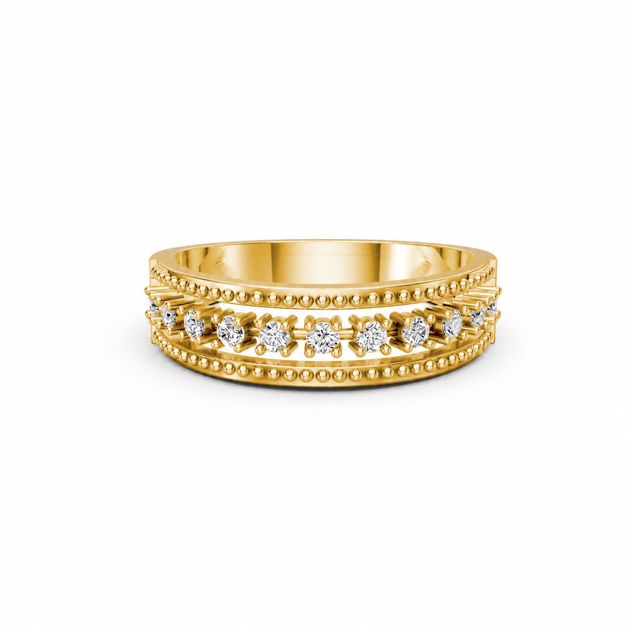 Nhẫn Nữ EURO Style RNN16 Vàng Gold vàng 10K/14K/18K/607 cao cấp, thanh lịch