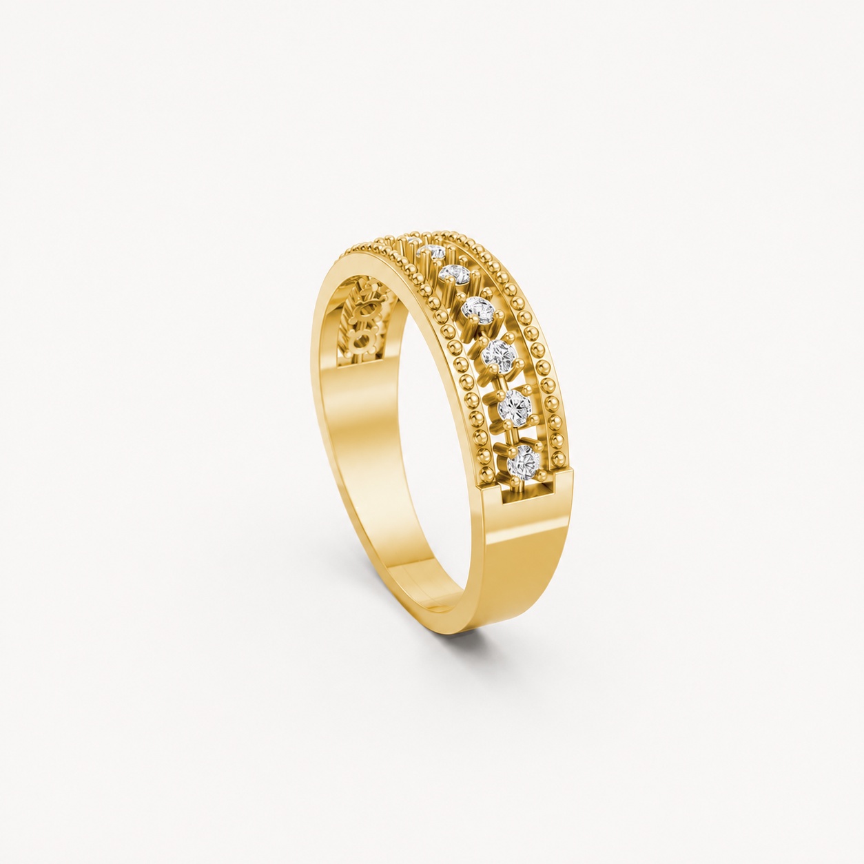 Nhẫn Nữ EURO Style RNN16 Vàng Gold thiết kế tinh xảo, độc đáo