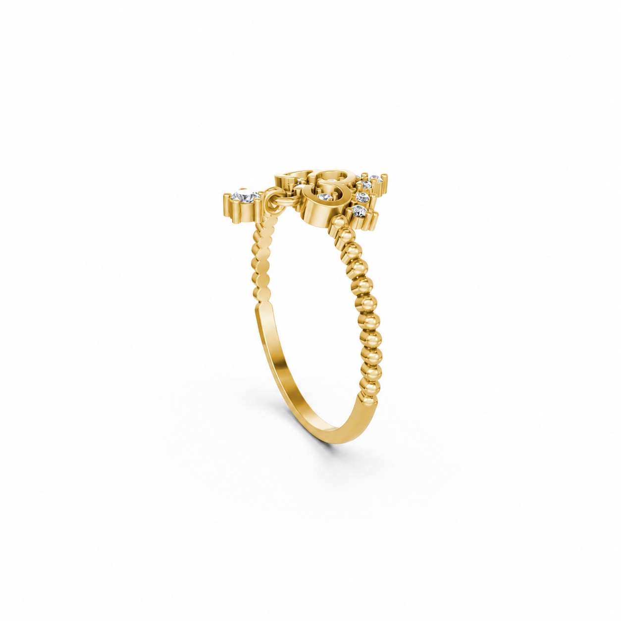 Nhẫn Nữ EURO Style RNN17 Vàng Gold thiết kế tinh xảo, độc đáo