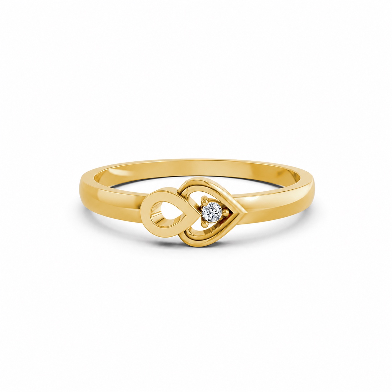 Nhẫn Nữ EURO Style RNN18 Vàng Gold vàng 10K/14K/18K/607 cao cấp, thanh lịch