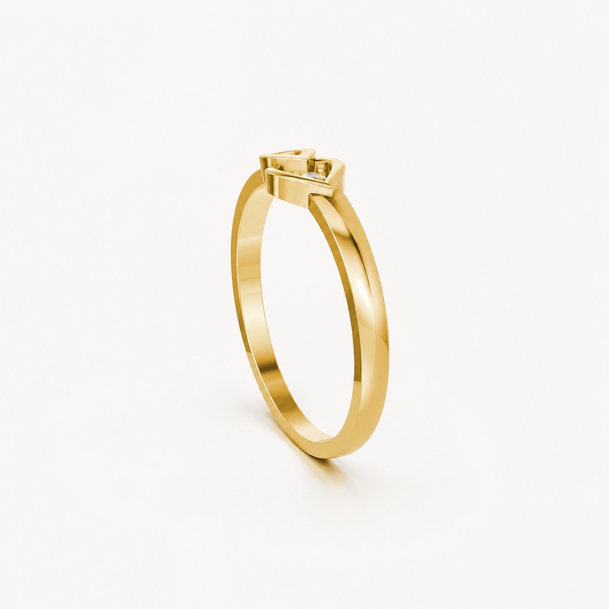 Nhẫn Nữ EURO Style RNN18 Vàng Gold thiết kế phá cách, sang trọng