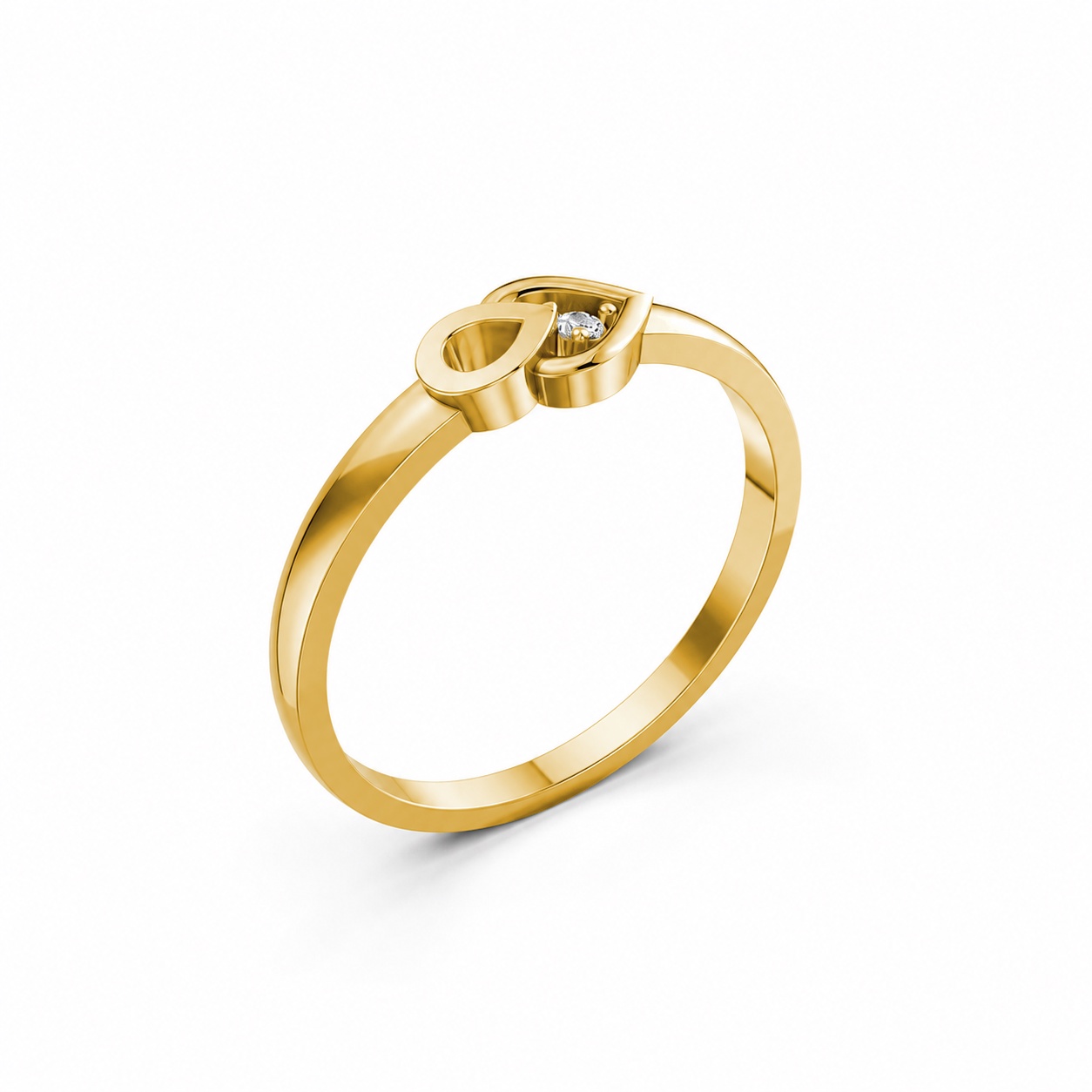 Nhẫn Nữ EURO Style RNN18 Vàng Gold thiết kế tinh tế, sang trọng