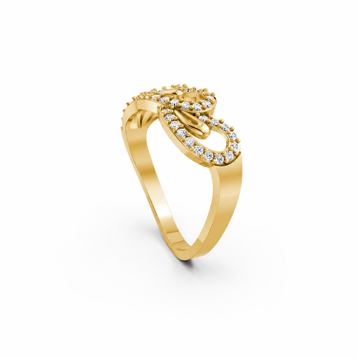Nhẫn Nữ EURO Style RNN19 Vàng Gold thiết kế tinh xảo, độc đáo