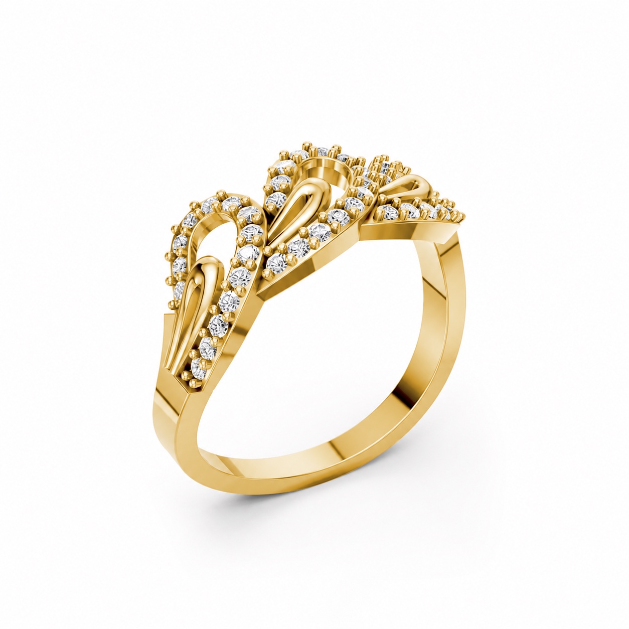 Nhẫn Nữ EURO Style RNN19 Vàng Gold thiết kế tinh tế, sang trọng