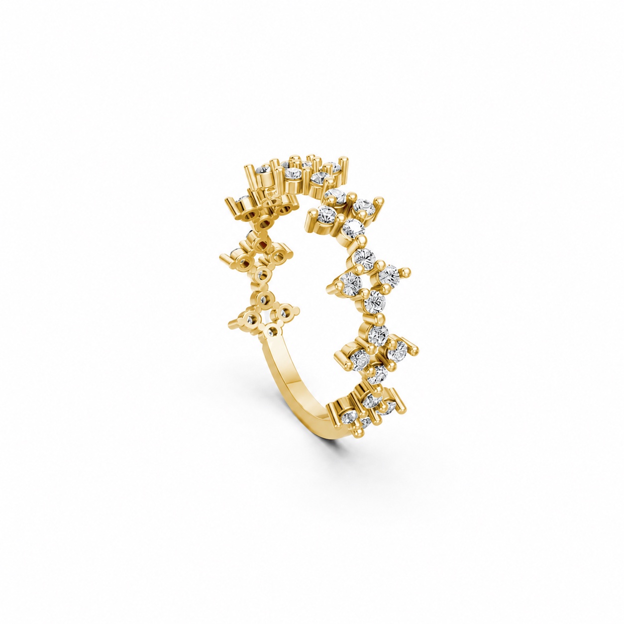 Nhẫn Nữ EURO Style RNN2 Vàng Gold thiết kế tinh xảo, độc đáo