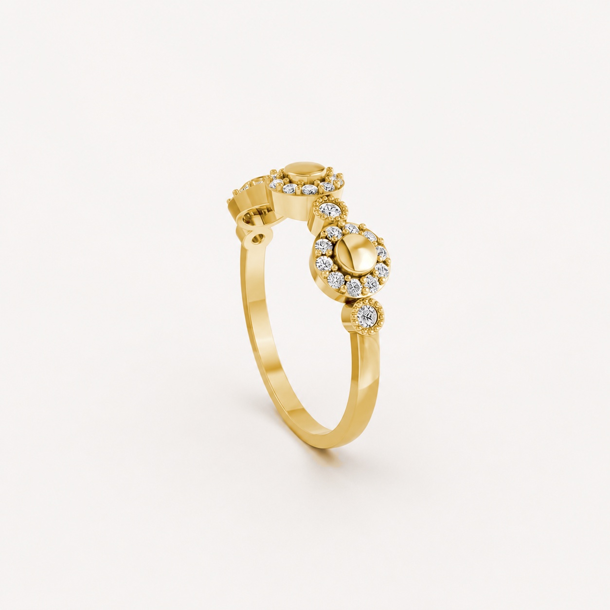 Nhẫn Nữ EURO Style RNN20 Vàng Gold thiết kế tinh xảo, độc đáo