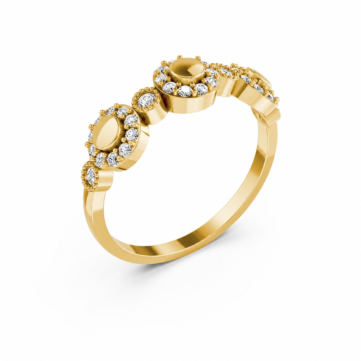 Nhẫn Nữ EURO Style RNN20 Vàng Gold thiết kế tinh tế, sang trọng
