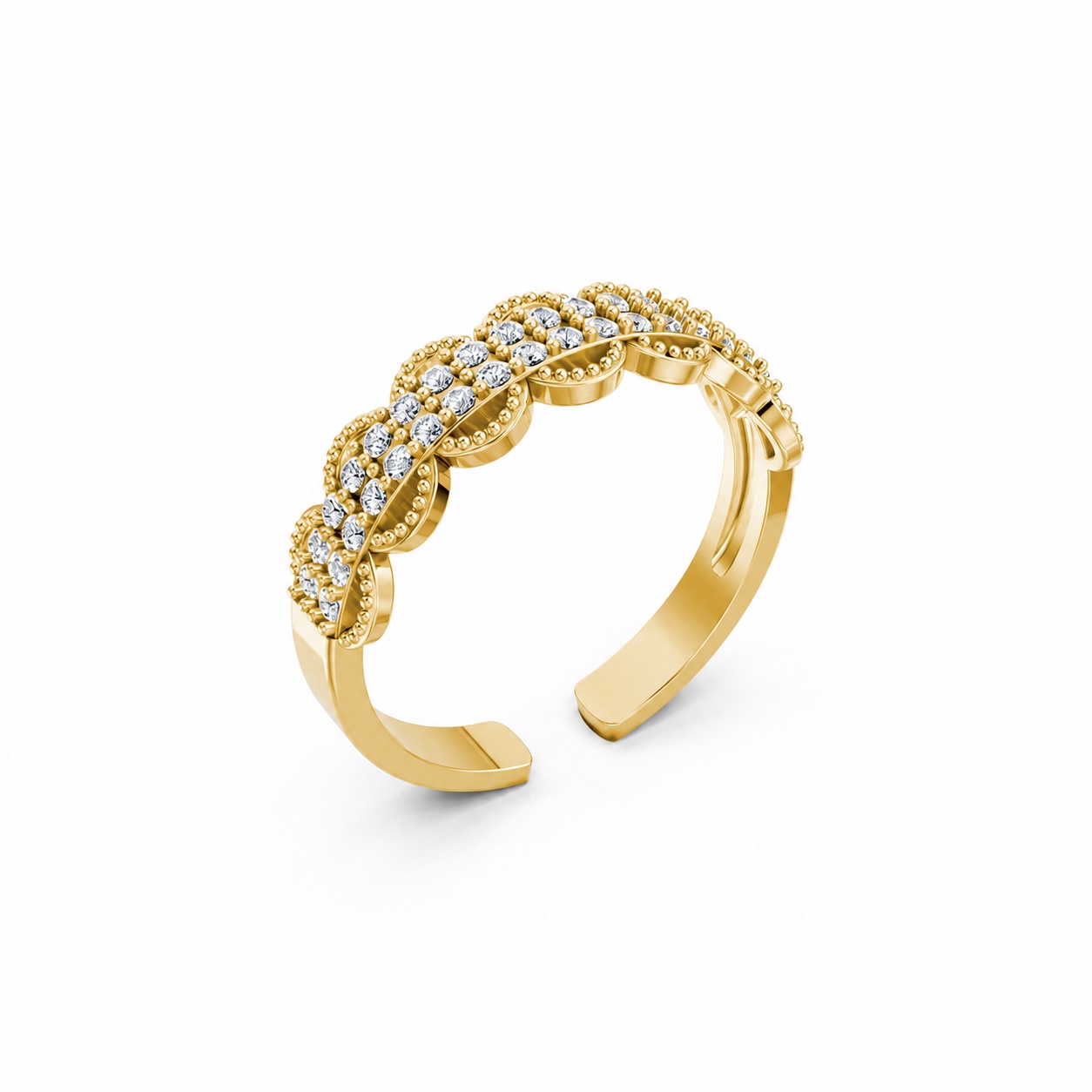 Nhẫn Nữ EURO Style RNN23 Vàng Gold thiết kế tinh tế, sang trọng