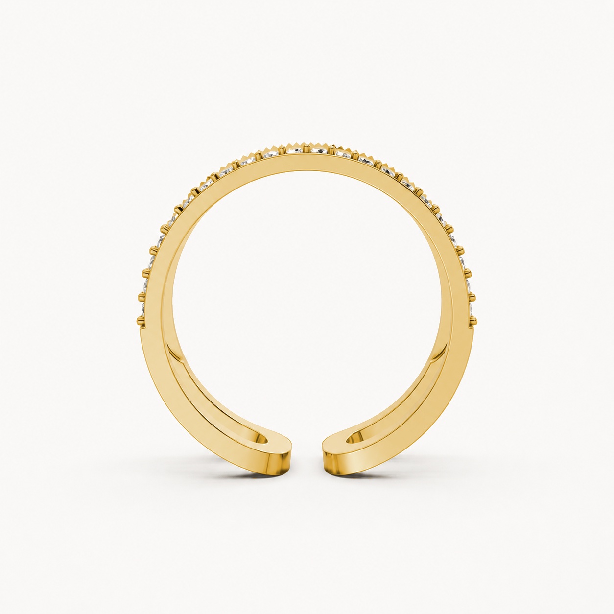 Nhẫn Nữ EURO Style RNN26 Vàng Gold thiết kế phá cách, sang trọng