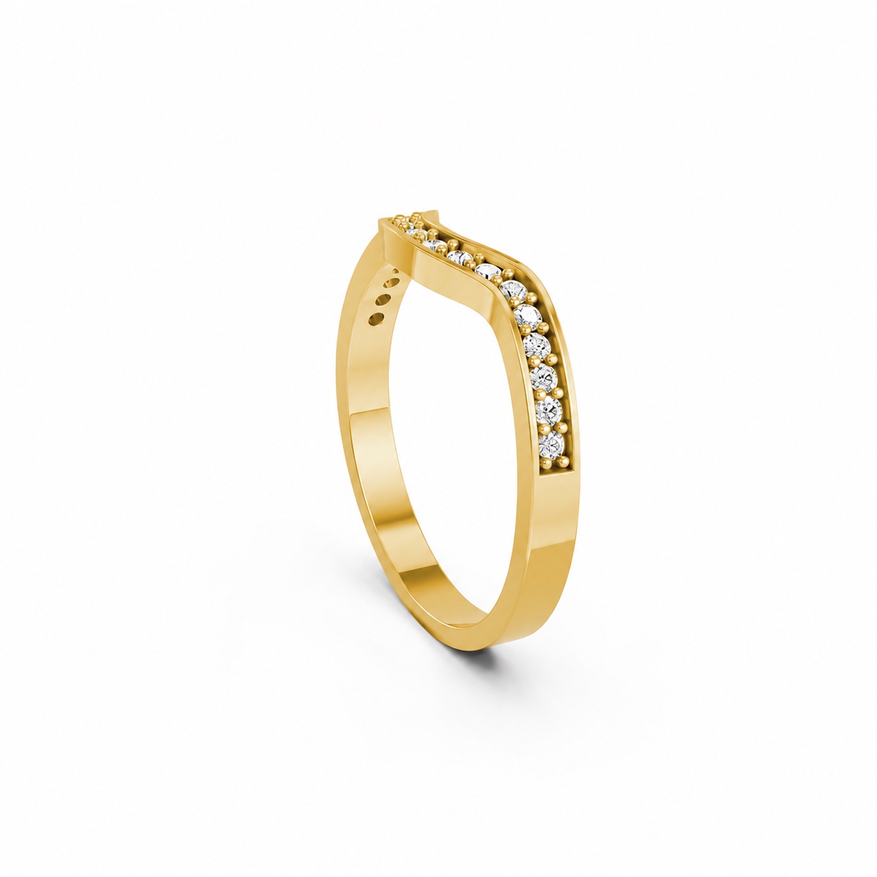 Nhẫn Nữ EURO Style RNN28 Vàng Gold thiết kế tinh xảo, độc đáo