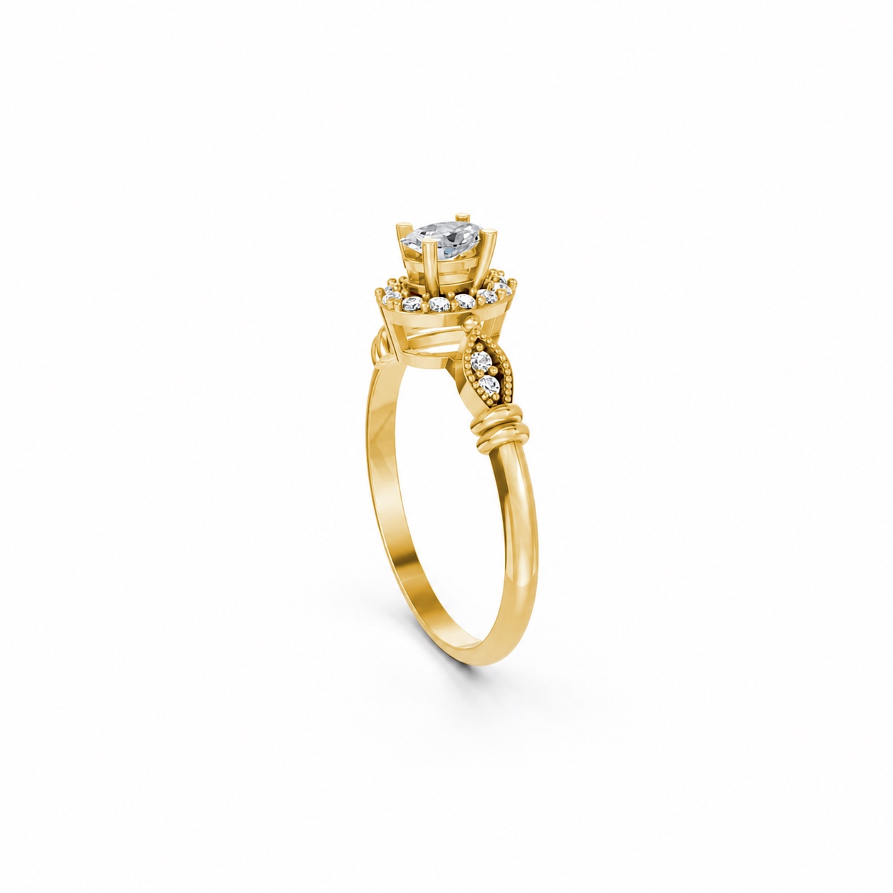 Nhẫn Nữ EURO Style RNN30 Vàng Gold thiết kế tinh xảo, độc đáo