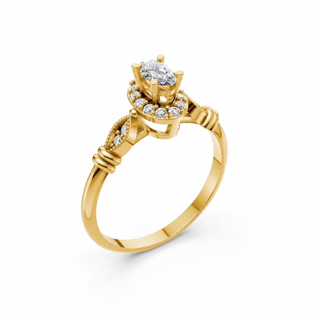 Nhẫn Nữ EURO Style RNN30 Vàng Gold thiết kế tinh tế, sang trọng