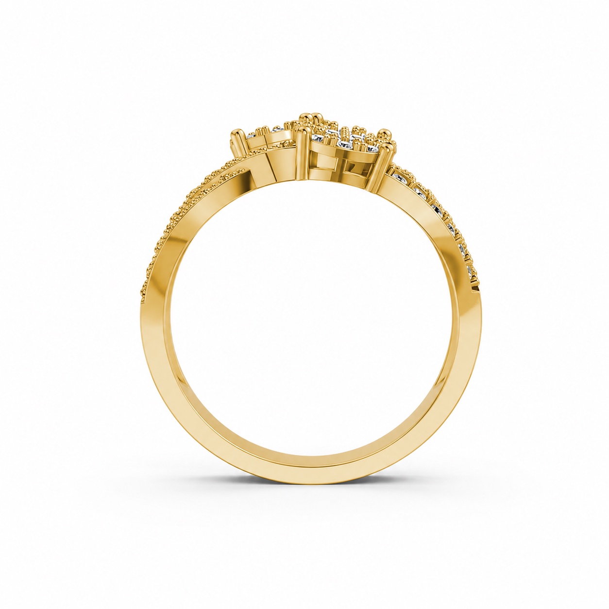 NHẪN NỮ EURO STYLE – RNN32 Vàng Gold thiết kế phá cách, sang trọng