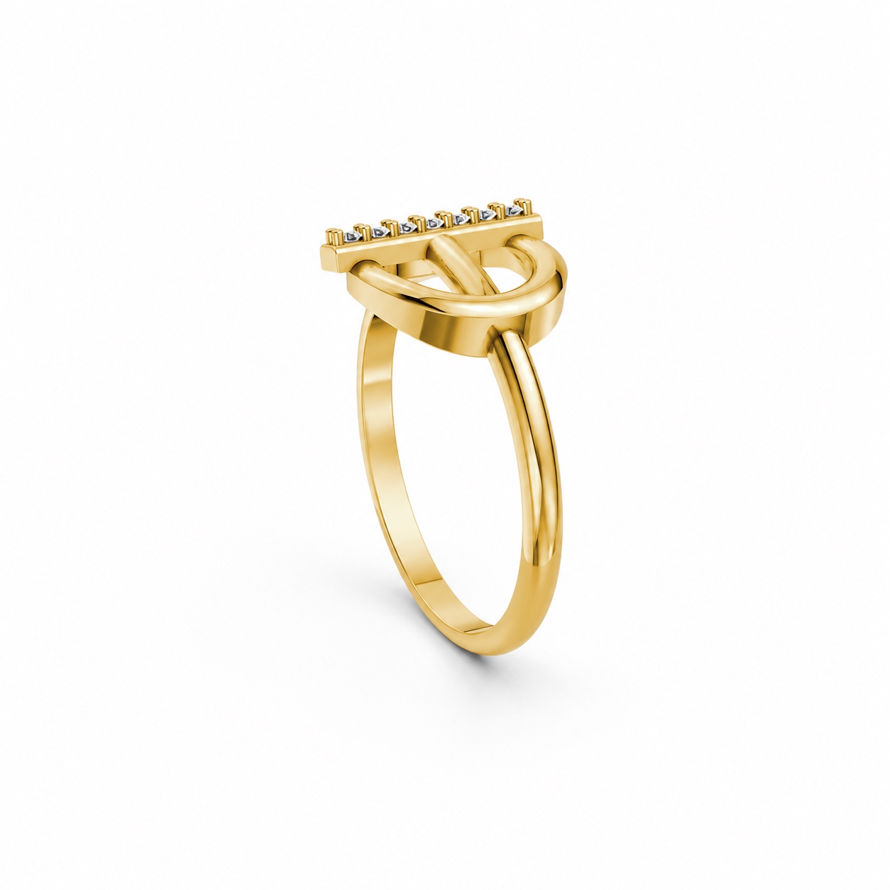 Nhẫn Nữ EURO Style RNN33 Vàng Gold thiết kế tinh xảo, độc đáo