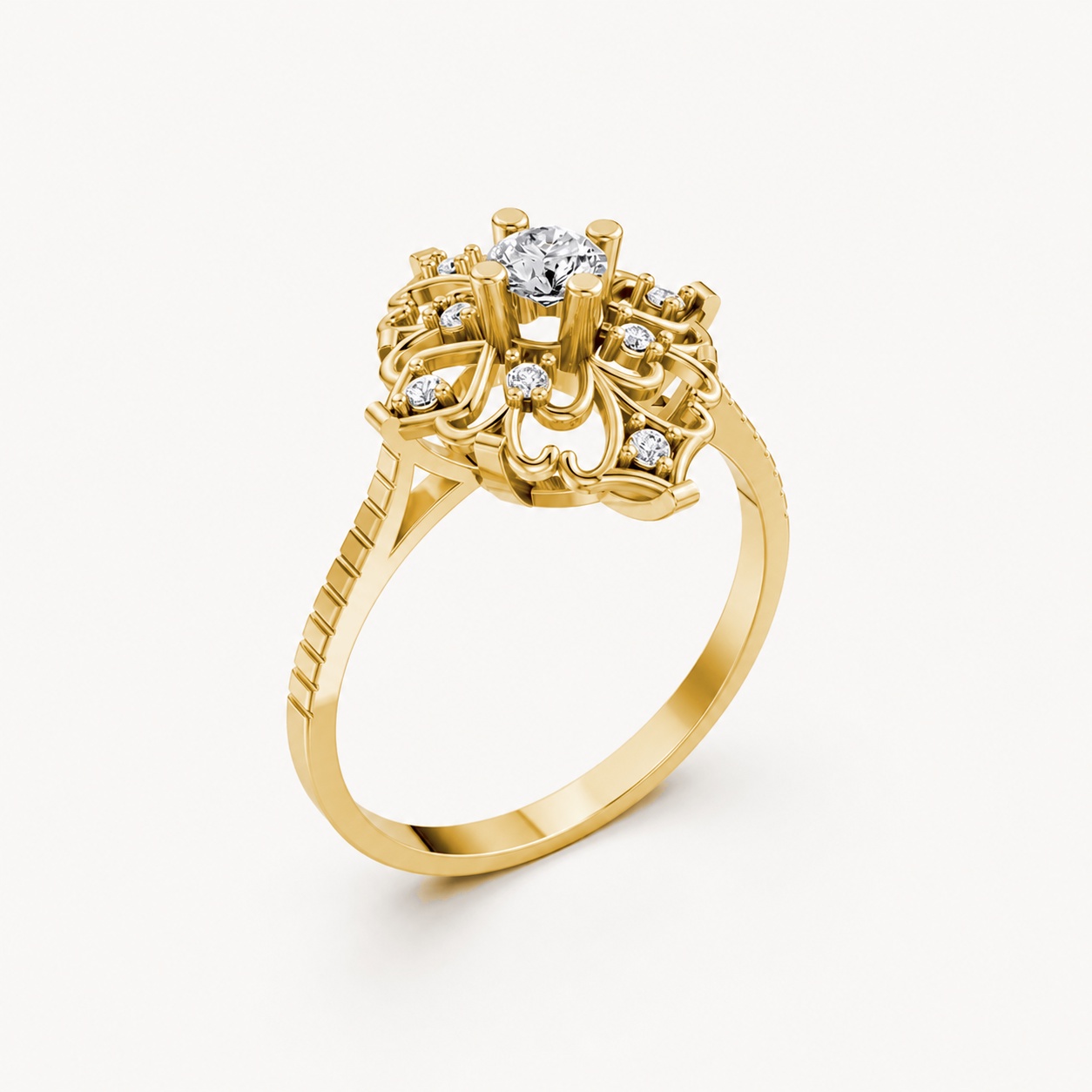 Nhẫn Nữ EURO Style RNN4 Vàng Gold thiết kế tinh tế, sang trọng