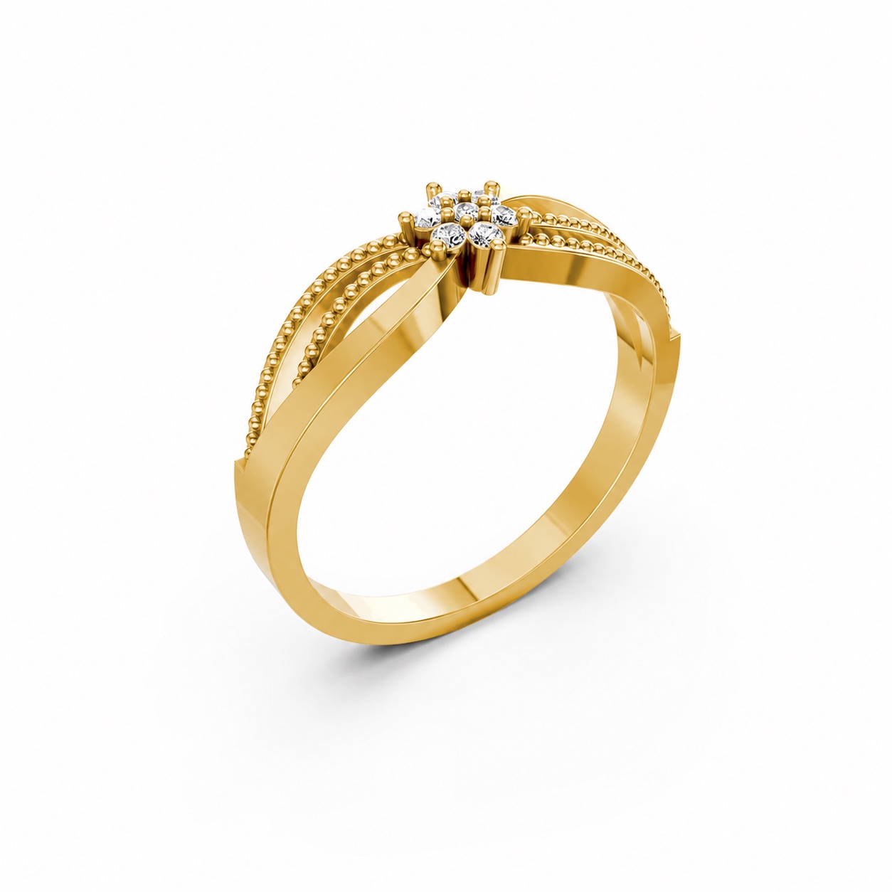 Nhẫn Nữ EURO Style RNN21 Vàng Gold thiết kế tinh tế, sang trọng