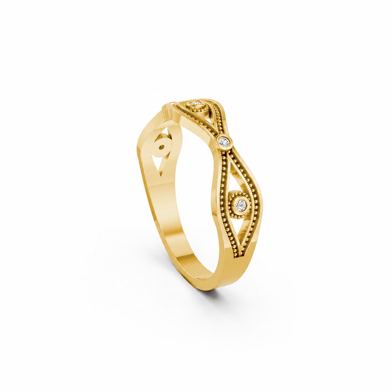 NHẪN NỮ EURO STYLE – RNN36 Vàng Gold thiết kế tinh xảo, độc đáo