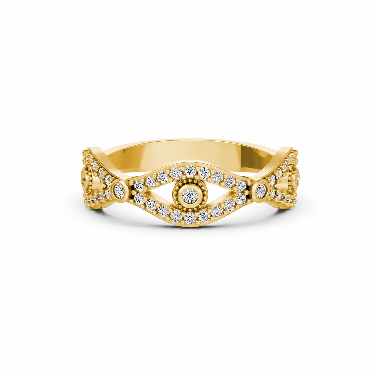 NHẪN NỮ EURO STYLE – RNN37 Vàng Gold vàng 10K/14K/18K/607 cao cấp, thanh lịch