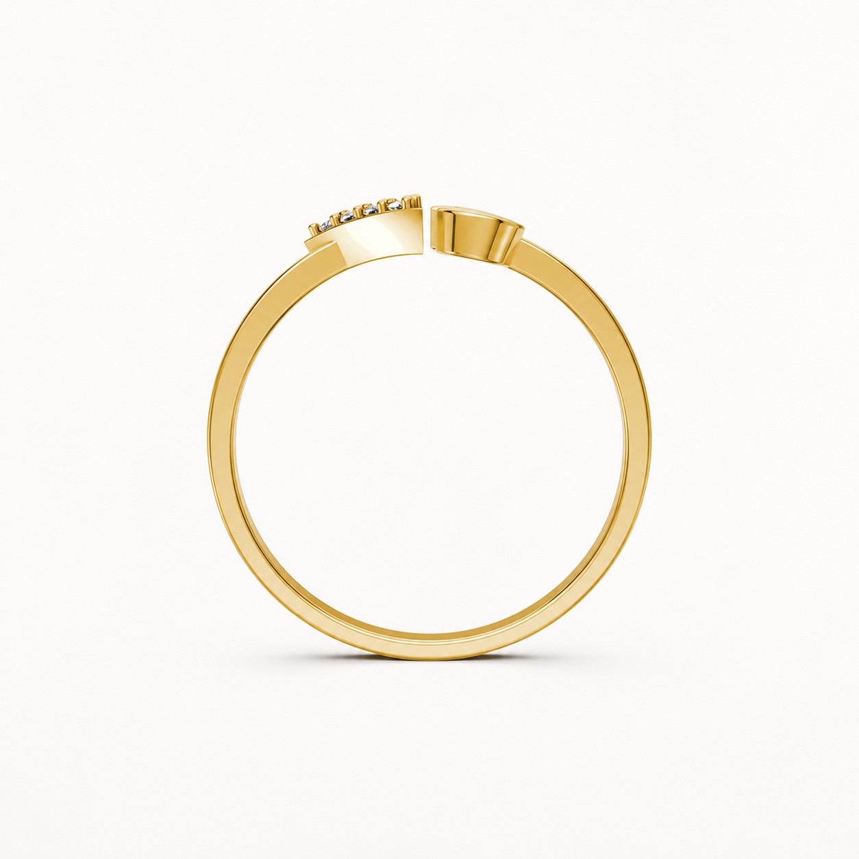 Nhẫn Nữ EURO Style – RNN39 Vàng Gold thiết kế phá cách, sang trọng