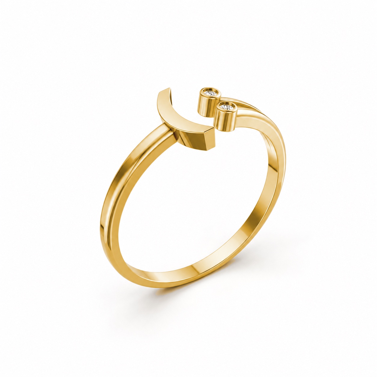 Nhẫn Nữ EURO Style – RNN41 Vàng Gold thiết kế tinh tế, sang trọng