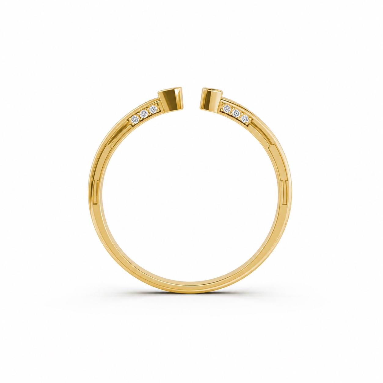 Nhẫn Nữ EURO Style – RNN42 Vàng Gold thiết kế phá cách, sang trọng