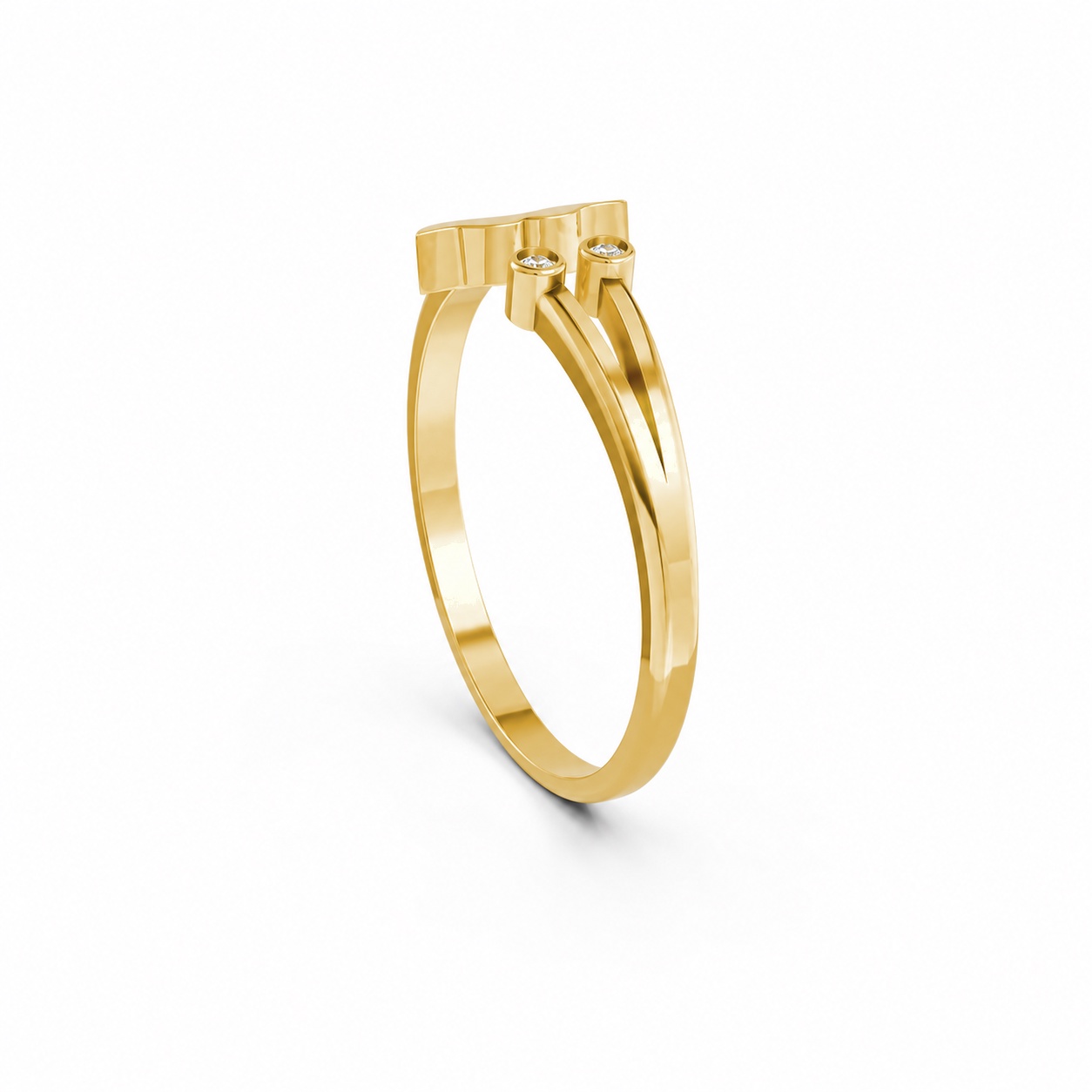 Nhẫn Nữ EURO Style – RNN42 Vàng Gold thiết kế tinh xảo, độc đáo