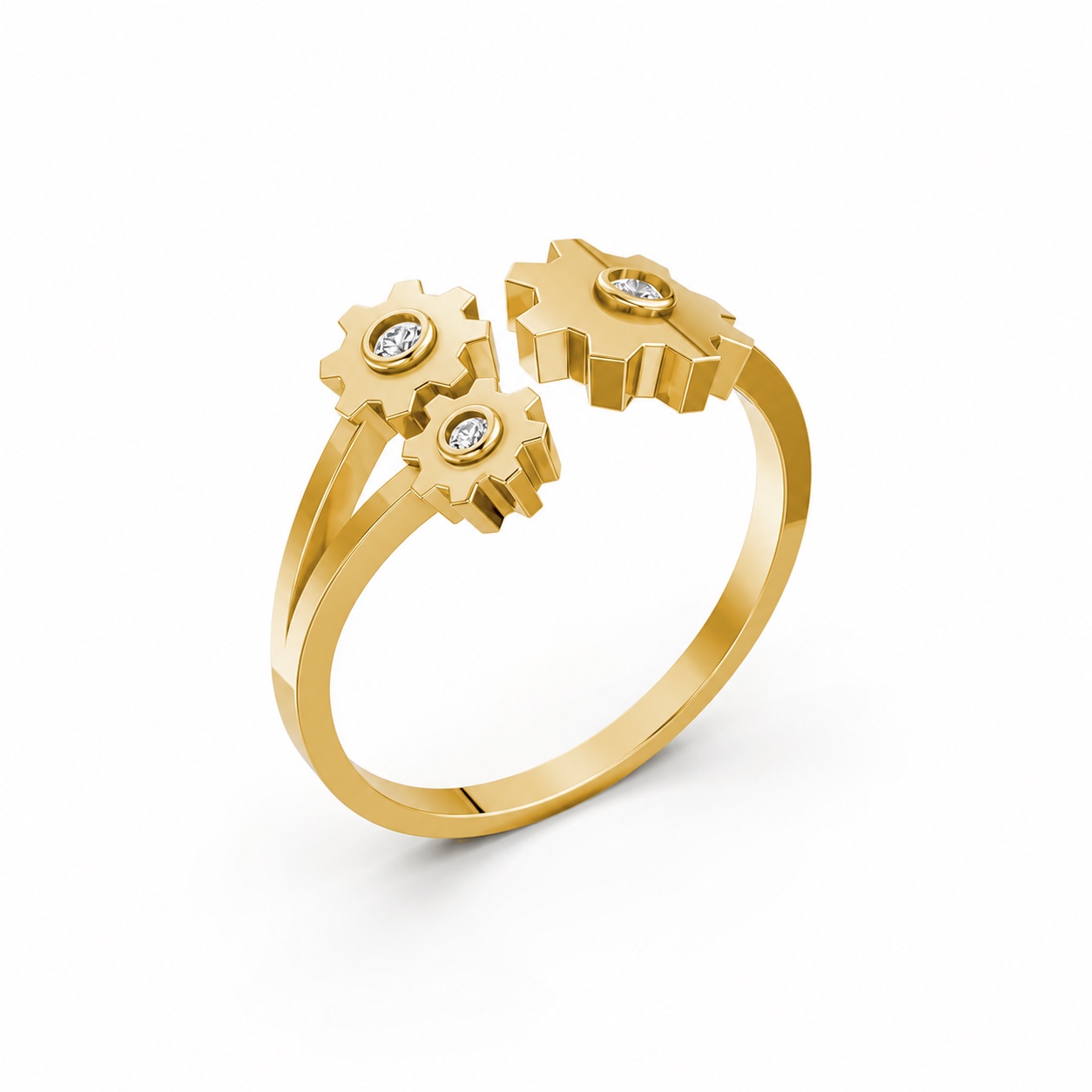 Nhẫn Nữ EURO Style – RNN43 Vàng Gold thiết kế tinh tế, sang trọng