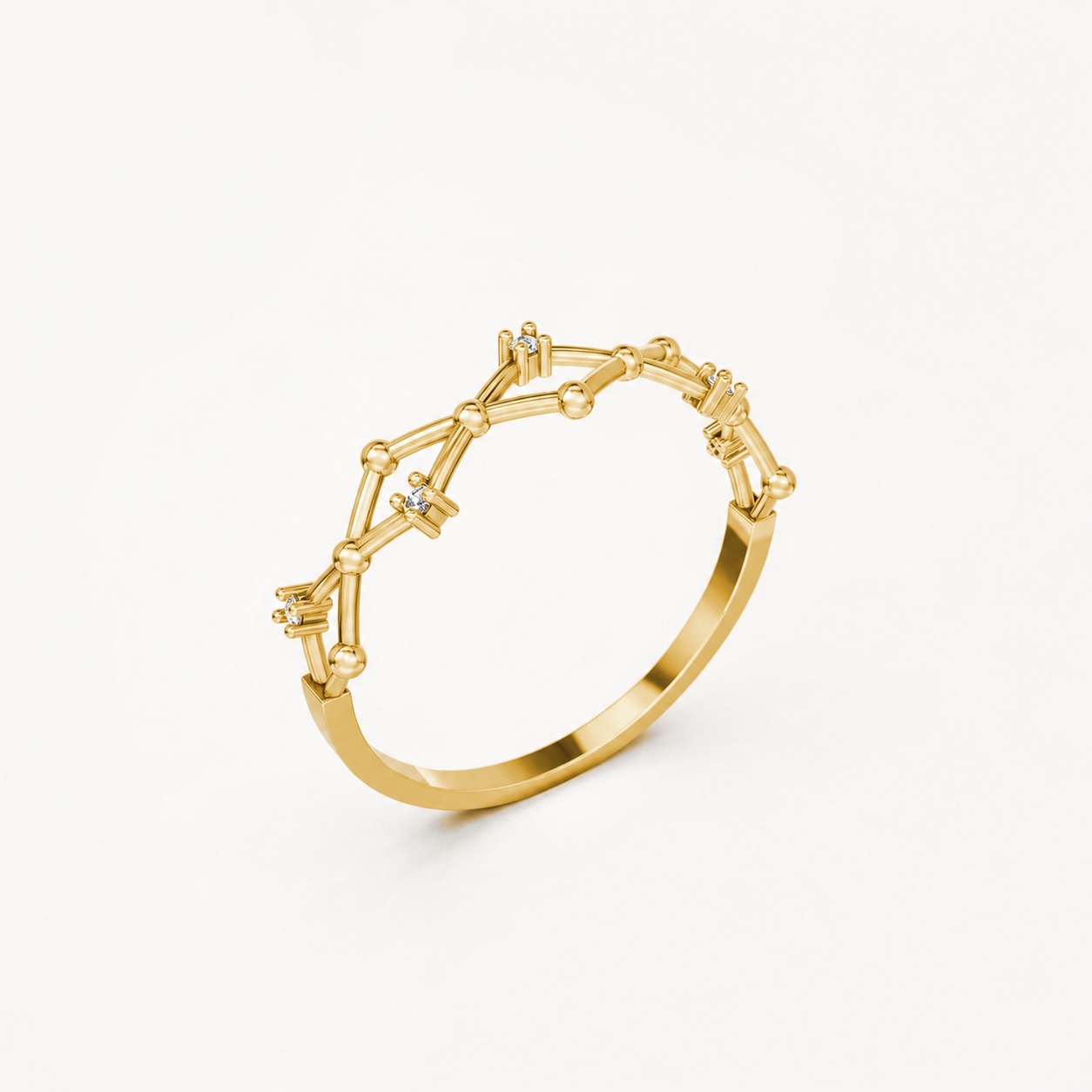 Nhẫn Nữ EURO Style – RNN44 Vàng Gold thiết kế tinh tế, sang trọng