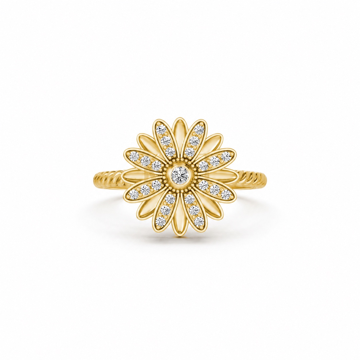 NHẪN NỮ EURO STYLE – RNN61 Vàng Gold vàng 10K/14K/18K/607 cao cấp, thanh lịch