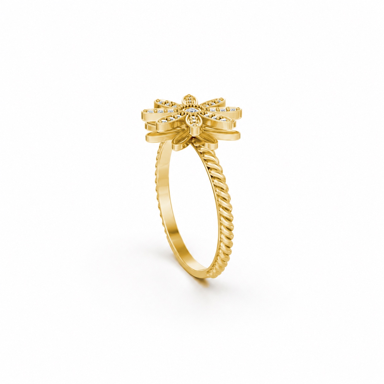 NHẪN NỮ EURO STYLE – RNN61 Vàng Gold thiết kế tinh xảo, độc đáo