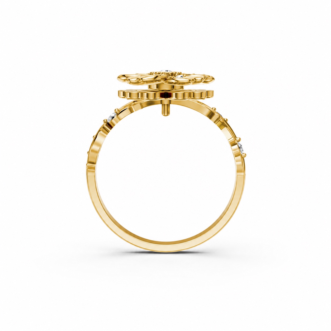 NHẪN NỮ EURO STYLE – RNN63 Vàng Gold thiết kế phá cách, sang trọng