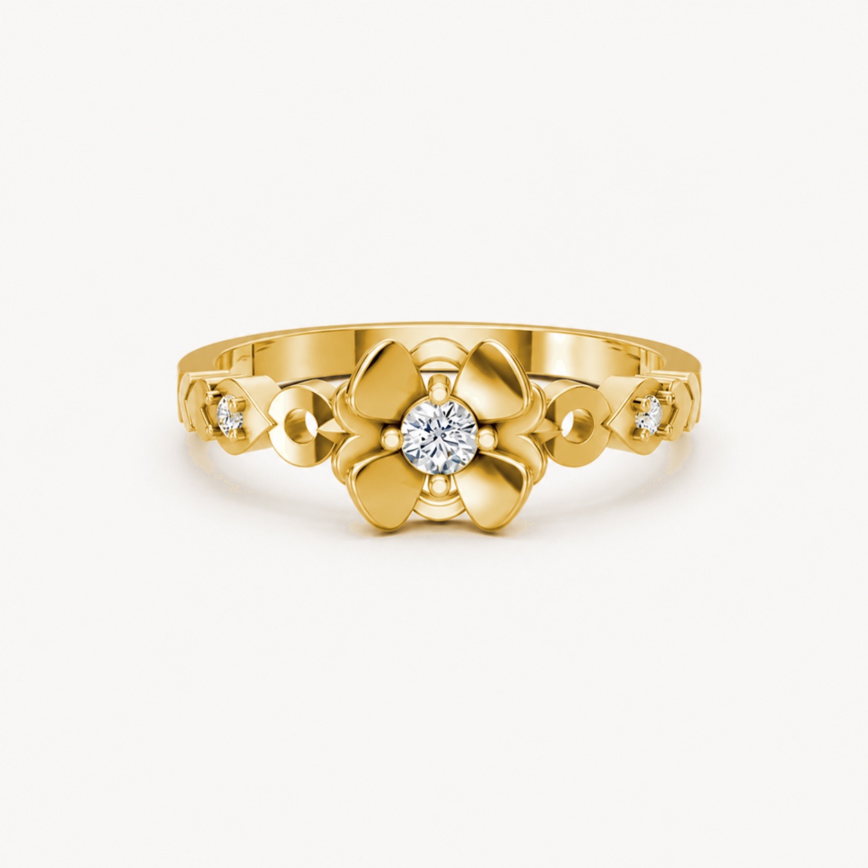 NHẪN NỮ EURO STYLE – RNN81 Vàng Gold vàng 10K/14K/18K/607 cao cấp, thanh lịch