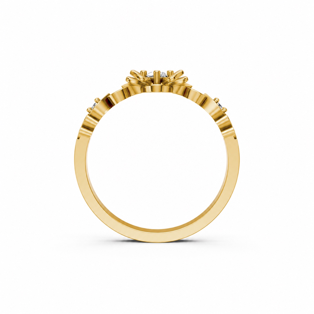 NHẪN NỮ EURO STYLE – RNN81 Vàng Gold thiết kế phá cách, sang trọng