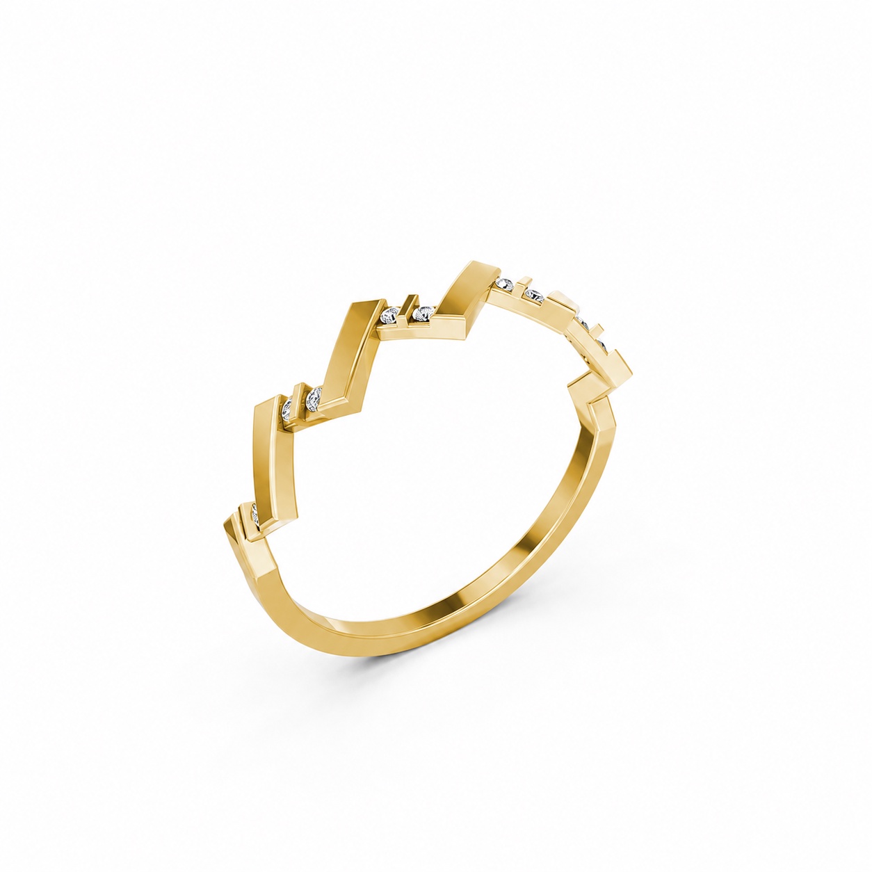 NHẪN NỮ EURO STYLE – RNN82 Vàng Gold thiết kế tinh tế, sang trọng