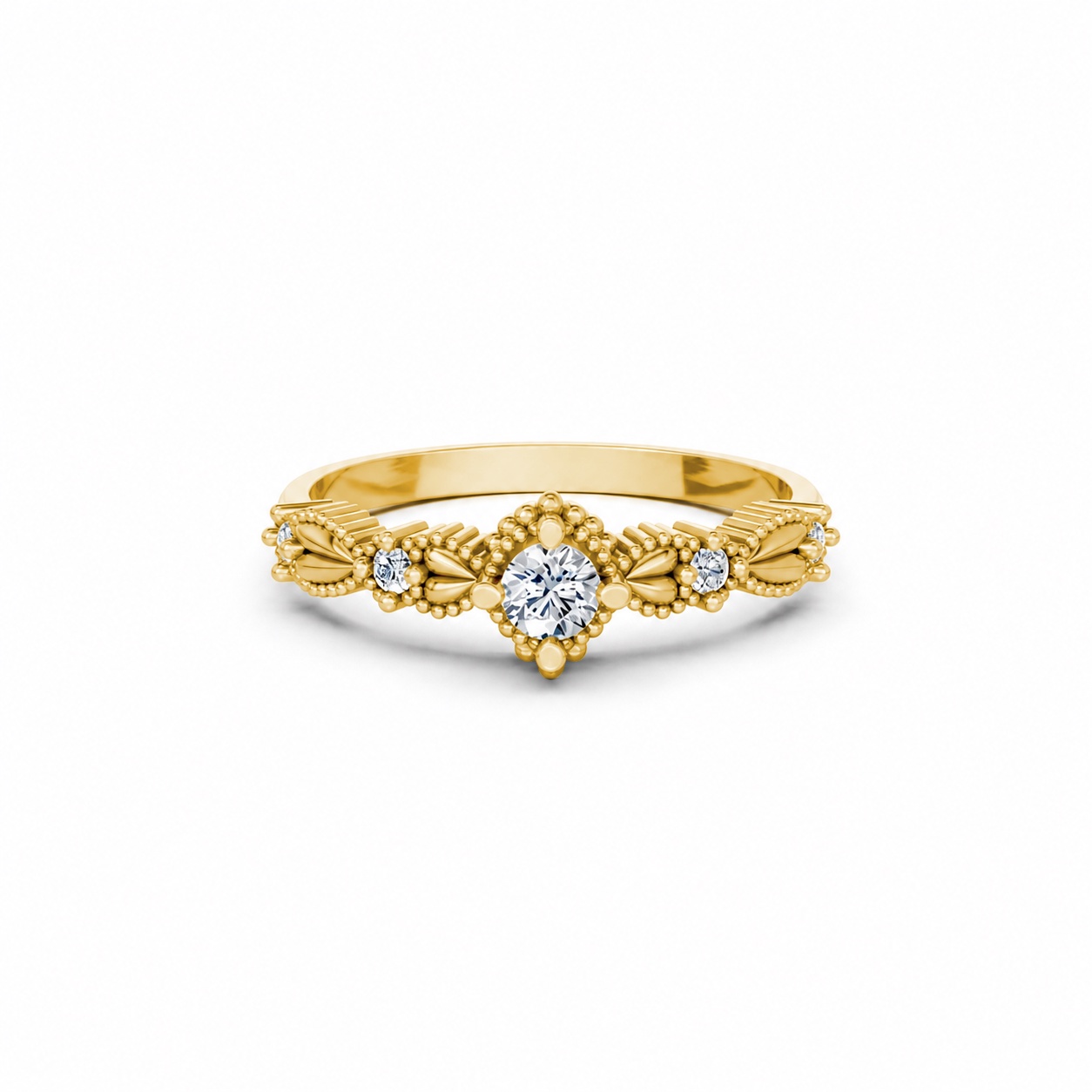 NHẪN NỮ EURO STYLE – RNN83 Vàng Gold vàng 10K/14K/18K/607 cao cấp, thanh lịch