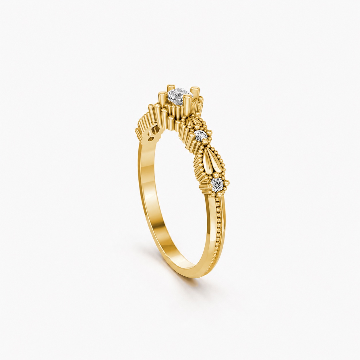 NHẪN NỮ EURO STYLE – RNN83 Vàng Gold thiết kế tinh xảo, độc đáo