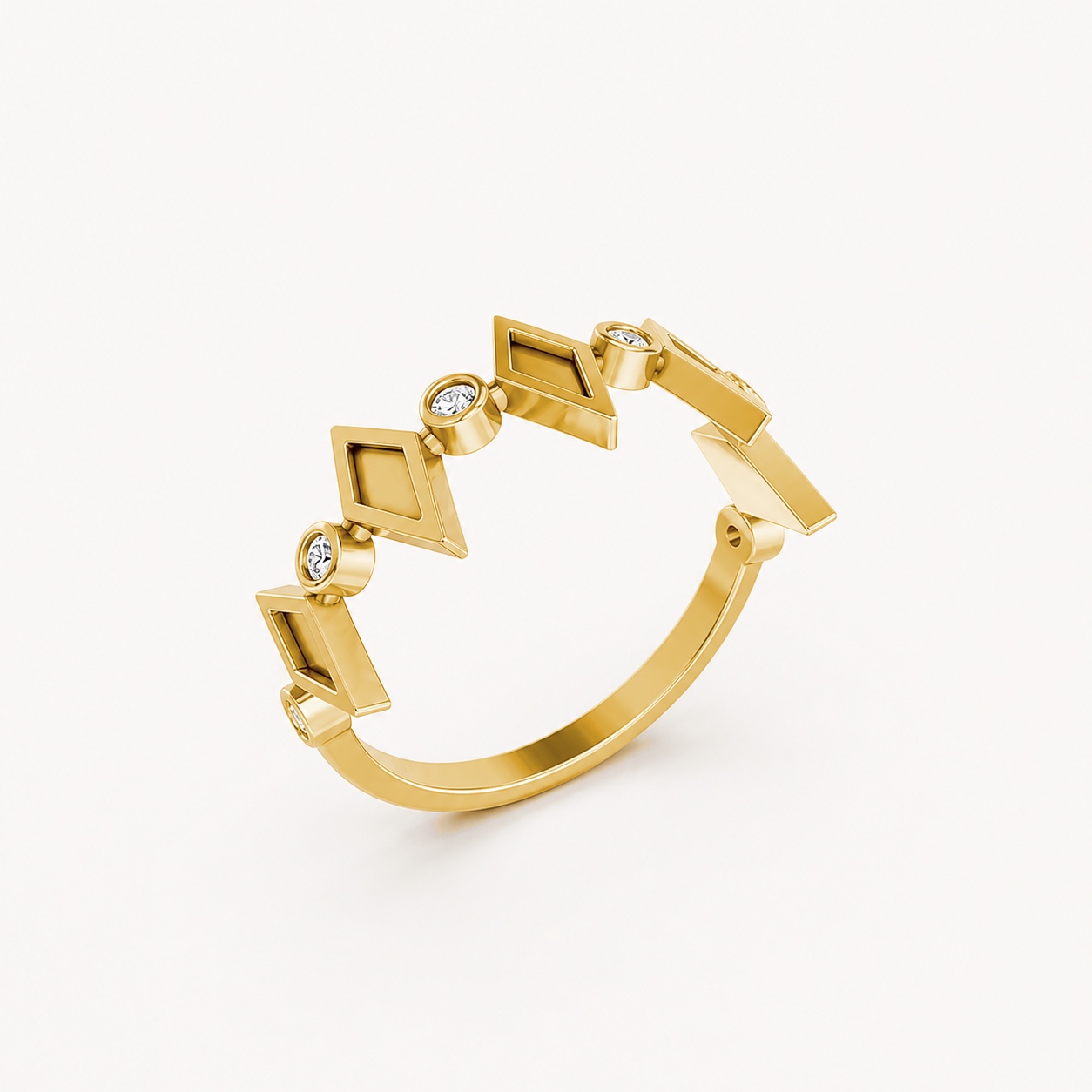 NHẪN NỮ EURO STYLE – RNN84 Vàng Gold thiết kế tinh tế, sang trọng