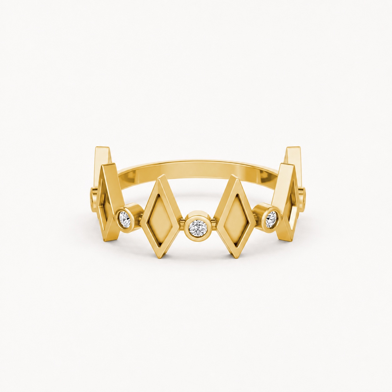 NHẪN NỮ EURO STYLE – RNN85 Vàng Gold vàng 10K/14K/18K/607 cao cấp, thanh lịch