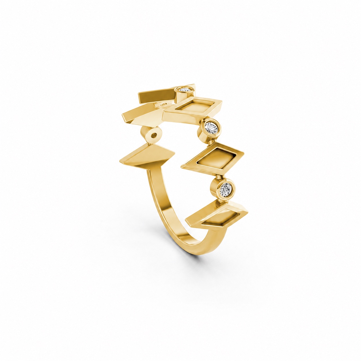 NHẪN NỮ EURO STYLE – RNN85 Vàng Gold thiết kế tinh xảo, độc đáo