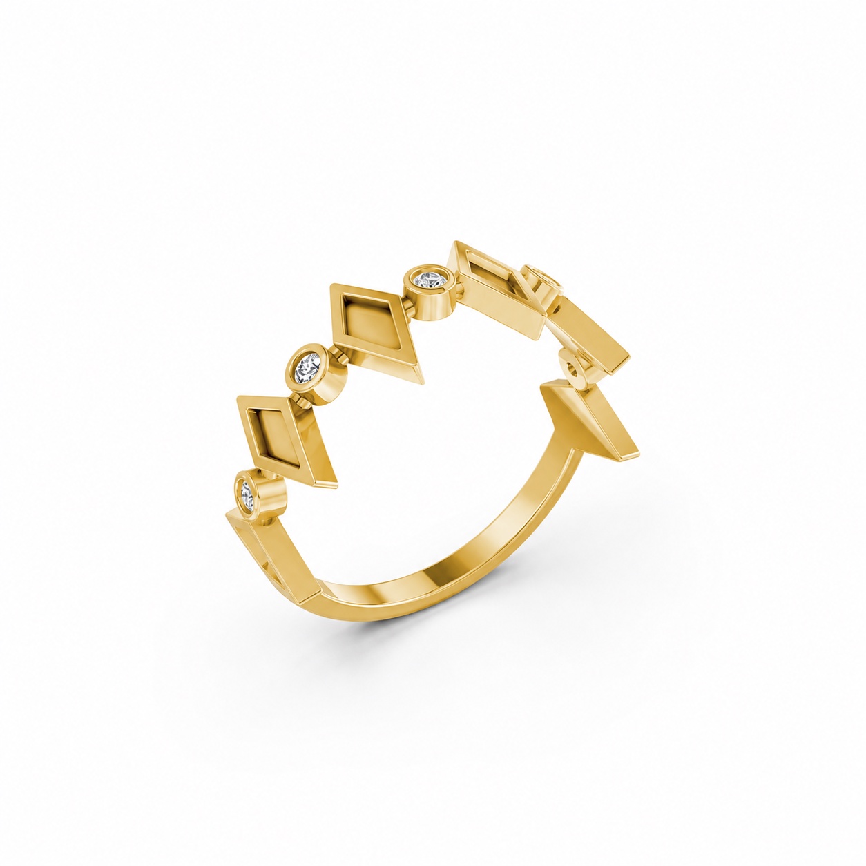 NHẪN NỮ EURO STYLE – RNN85 Vàng Gold thiết kế tinh tế, sang trọng